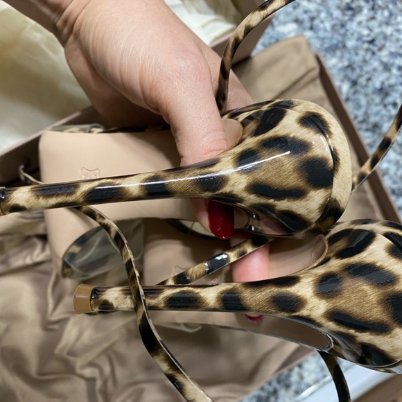 Gianvito Rossi heels, sandals, 37.5, leopard, great condition - Picture 3 of 4